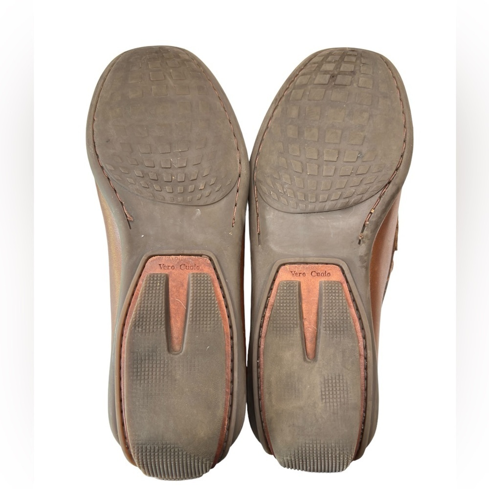 Johnston & Murphy Men's Penny Driving Loafers Moc Toe Shoes Size 8 Brown Leather - Picture 8 of 8